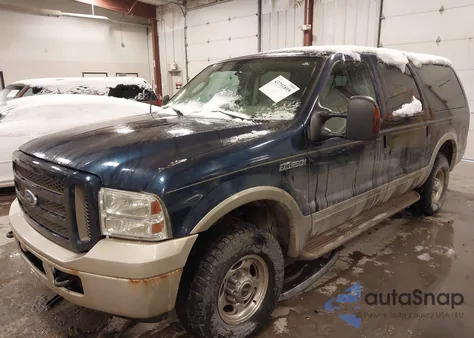 2005 Ford Excursion Eddie Bauer из США, поврежденный, VIN 1FMNU45S25EB01607